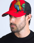 Men's Rooster Crest Cap - Red