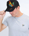 Men's Rooster Crest Cap - Black