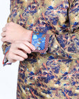 Satin Cotton/Spandex Long Sleeve Shirt