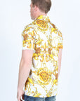 Men's Baroque Print Red Label Polo
