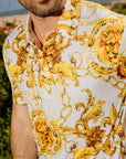 Men's Baroque Print Red Label Polo
