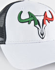 Mens MEXICO 3D Logo Baseball Cap - White