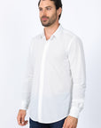 Men’s Modern Fit Stretch Dress Shirt - White