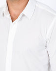 Men’s Modern Fit Stretch Dress Shirt - White