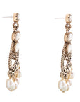 Mother of Pearl Chandelier Earrings