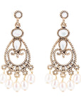 Mother of Pearl Chandelier Earrings