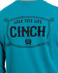 Men's Lead This Life Long Sleeve Tee - Teal