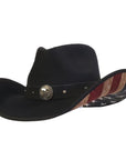 NAVY HEROES BLACK COTTON USA