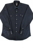 Flying R Ranchwear - Prairie Twill Work Shirt - Navy Twill - Long Sleeve