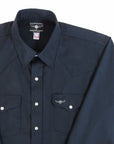 Flying R Ranchwear - Prairie Twill Work Shirt - Navy Twill - Long Sleeve