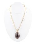 Nested Smoky Quartz Pendant Necklace