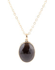 Nested Smoky Quartz Pendant Necklace
