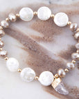 Noche Pearl Stretch Bracelet