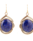 Nova Lapis and Bronze Earrings