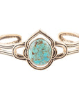Nova Turquoise and Bronze Cuff Bracelet