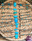 Sterling Silver & Turquoise Choker – 13” + Extender – In-House Silversmithing – Real Turquoise & Spiny Oyster Options