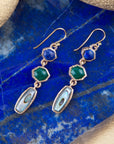 Odyssey Lapis Multi-Stone Earrings