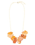 Orange Jasper Slab Necklace