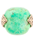 Ornate Lime Turquoise Ring