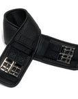 Ovation Airform Chafeless Dressage Girth Steel Roller Buckles Black