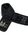 Ovation Airform Chafeless Dressage Girth Steel Roller Buckles Black