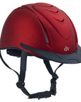 Ovation Metallic Schooler Lightweight Helmet Red