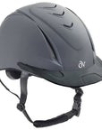 Ovation Ventilated Deluxe Schooler Helmet Dark Grey
