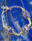 Oxford Lapis and Jade Bracelet