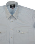 Flying R Ranchwear - Brisa Solids - Pale Blue - Short Sleeve - Classic Fit