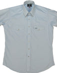 Flying R Ranchwear - Brisa Solids - Pale Blue - Short Sleeve - Classic Fit