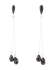 Palios Black Onyx Cascade Post Earrings