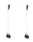 Palios Black Onyx Cascade Post Earrings