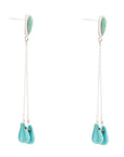 Palios Turquoise Cascade Post Earrings