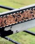 Panhandle Tooled Leather Cowhide Wallet