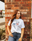 Patriotic USA Horse Western Graphic Tee