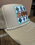 Pearl String Trucker Hat Chain