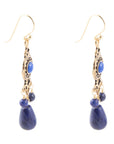 Phantom Lapis and Bronze Earrings
