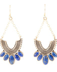 Phantom Lapis Chandelier Earrings
