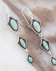 Phantom Turquoise Drop Earrings