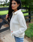 Kai Textured Buttoned Turn Down Collar