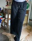 Greta Elastic High Waist Drawstring Sweatpants