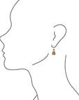 Picture Jasper Slab Earrings