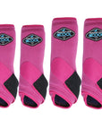Professionals Choice 2XCool Horse Sports Boots 4 Pack Raspberry