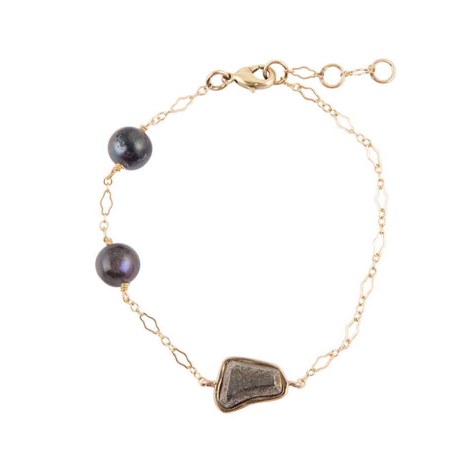 Bronze Purple Tahitian Pearl Bracelet