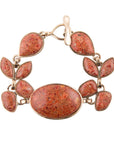 Revival Orange Sponge Coral Bracelet