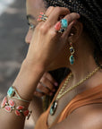 Revival Orange Sponge Coral Bracelet