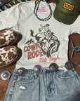Ride Tough Cowboy Rodeo Graphic Tee