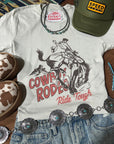 Ride Tough Cowboy Rodeo Graphic Tee