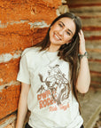 Ride Tough Cowboy Rodeo Graphic Tee