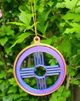 New Mexico Zia Ornament Large